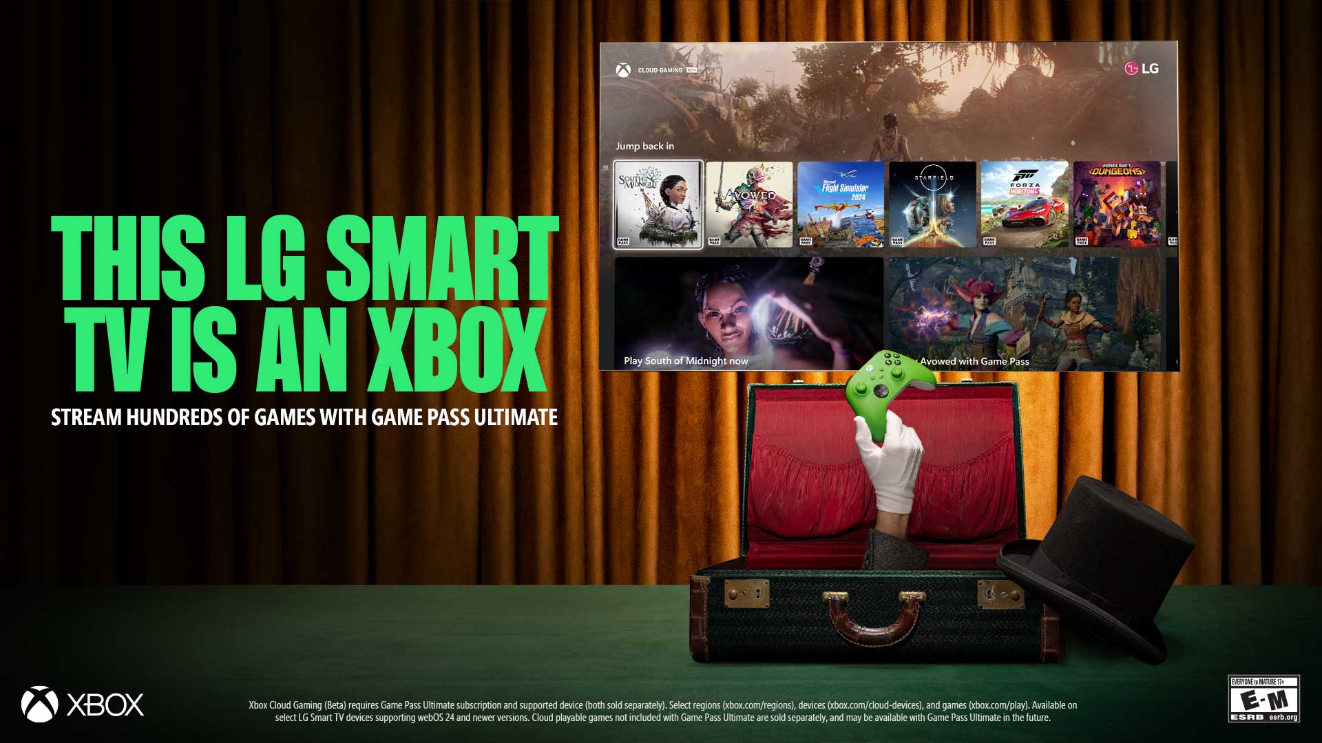 XboxクラウドゲームはLGスマートテレビで利用可能になりました